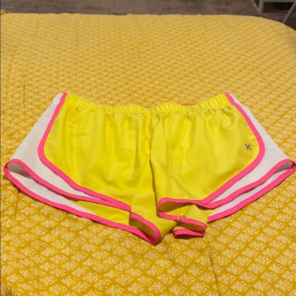 Yellow Athletic Shorts